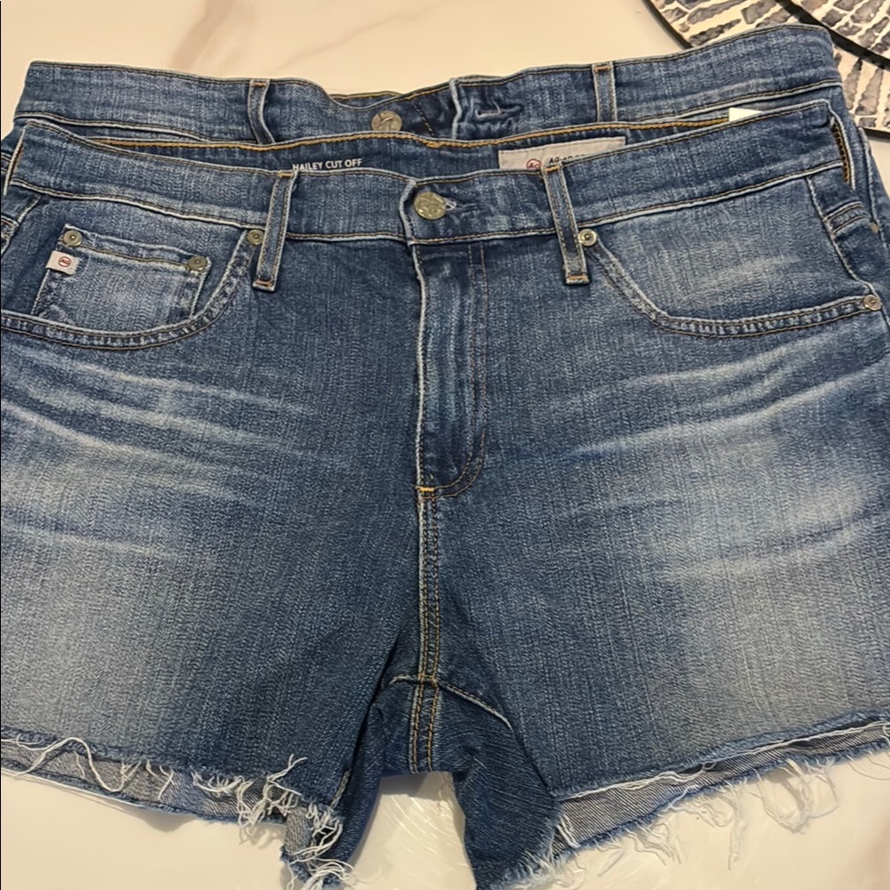 AG Adriano Goldschmied Blue Jean Shorts